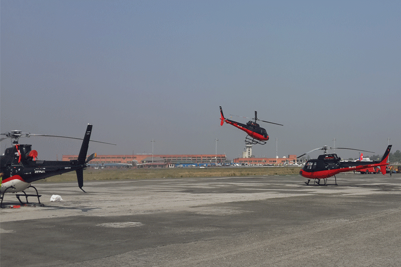 Annapurna Base Camp in Helicopter